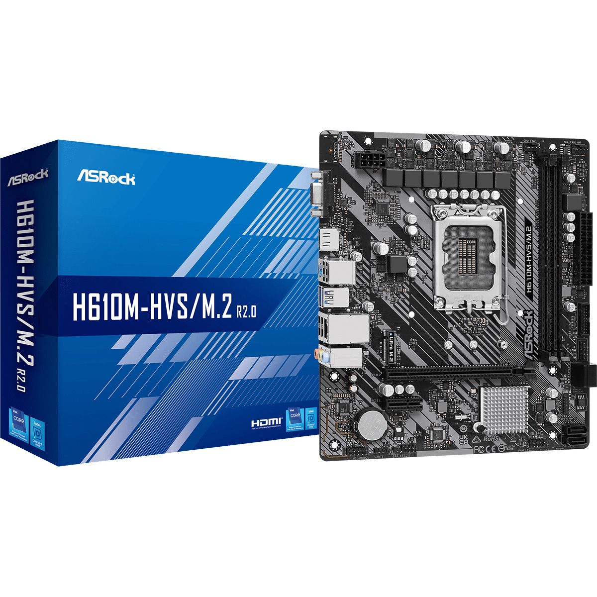 

Материнская плата ASRock H610M-HVS/M.2 R2.0
