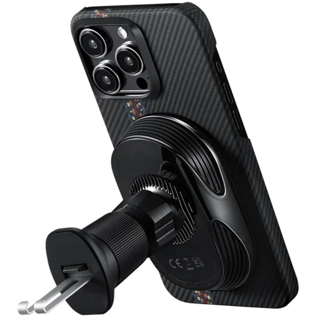 Автотримач із бездротовою зарядкою Pitaka MagEZ Car Mount Pro 2 Qi2 Car Vent (CM2402N) 