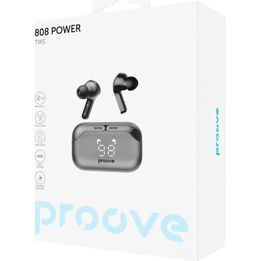 Навушники Proove 808 Power TWS Grey (TW8800010001)