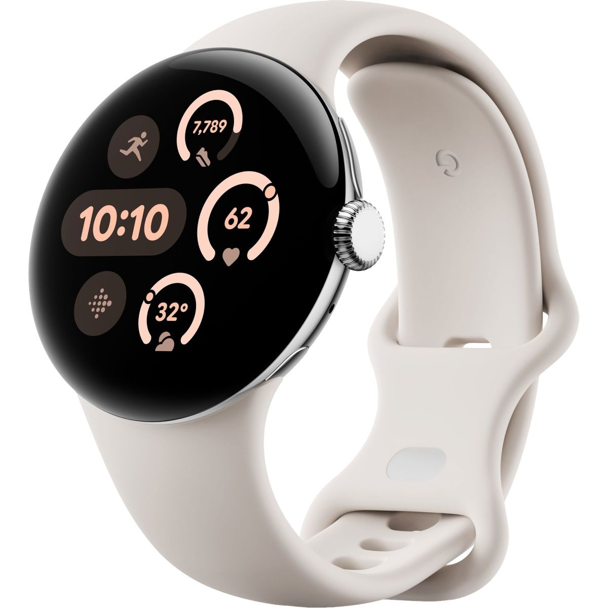 

Смарт-часы Google Pixel Watch 3 41mm Matte Polished Silver/Porcelain Band