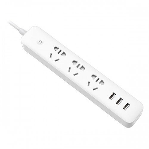 

Удлинитель Xiaomi КingMi Power Strip with WiFi (3 розетки, 3 USB) White (QMCXB01ZN)