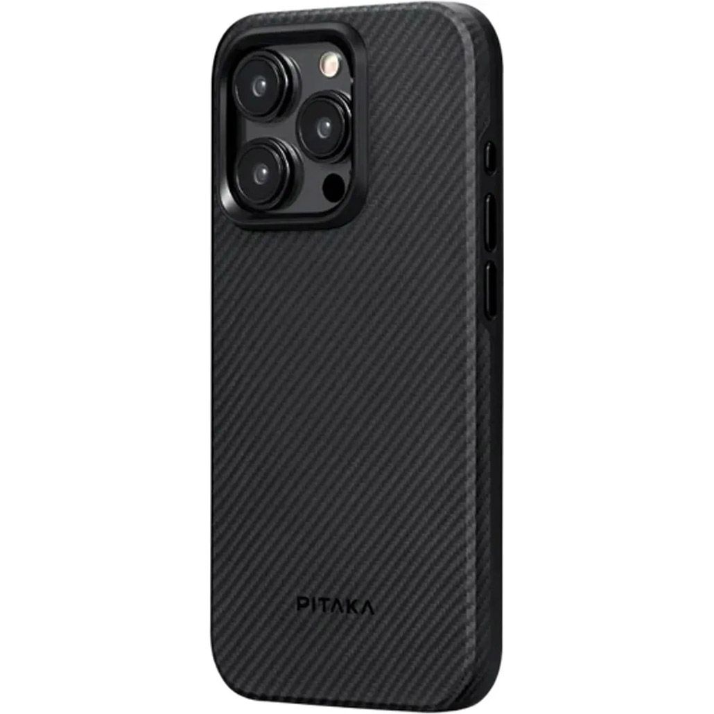 Чохол Pitaka MagEZ Case Pro 4 600D Twill для Apple iPhone 15 Pro Black/Grey (KI1501PPA)