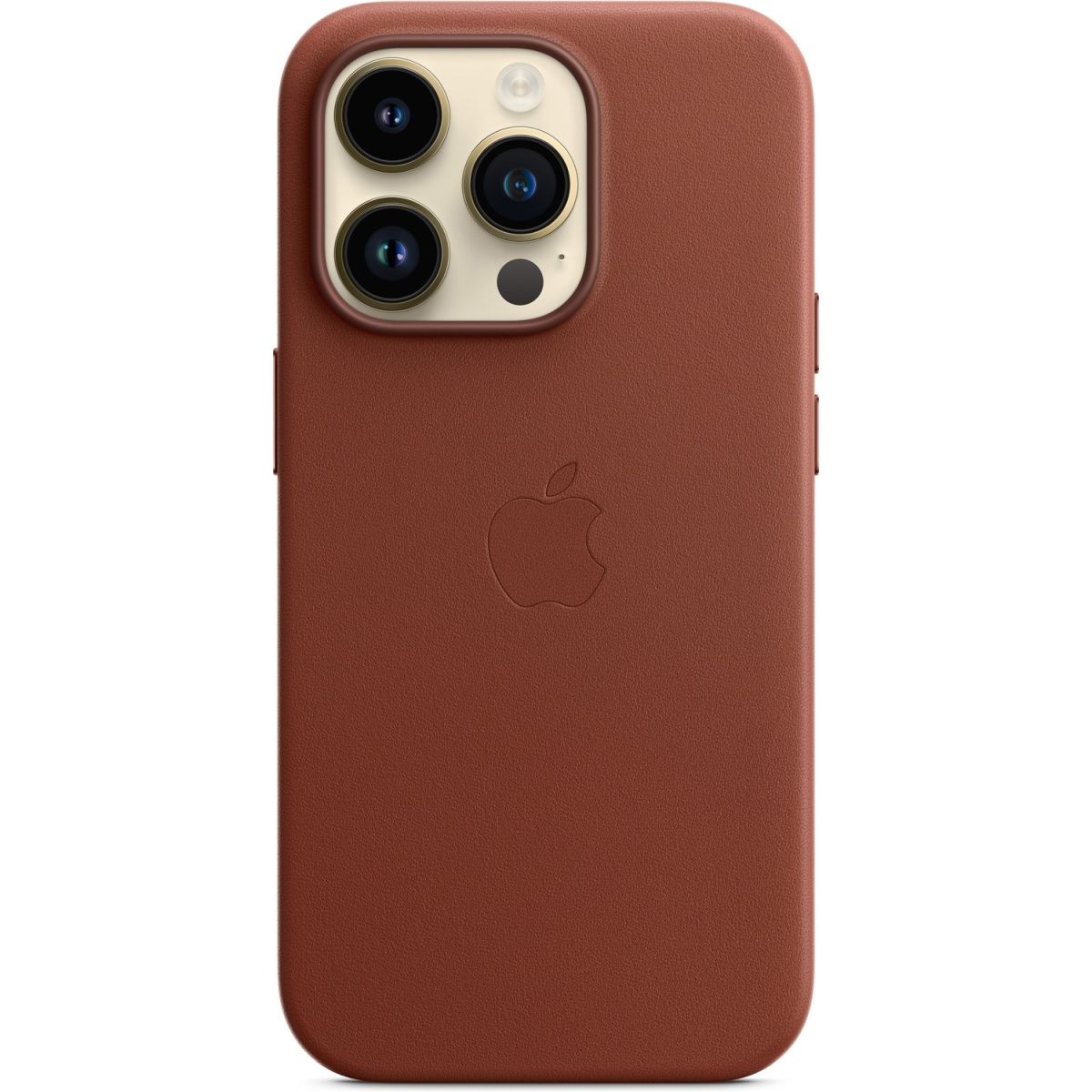 Чохол Apple Leather Case with MagSafe для Apple iPhone 14 Pro Max Umber (MPPQ3)