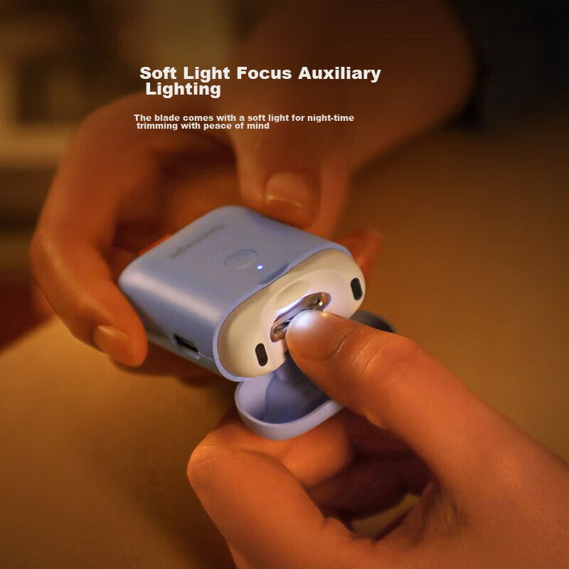 Електрична машинка для стрижки нігтів Seemagic Electric Nail Clipper Mini SMPH-ZJD04C Blue фото 3