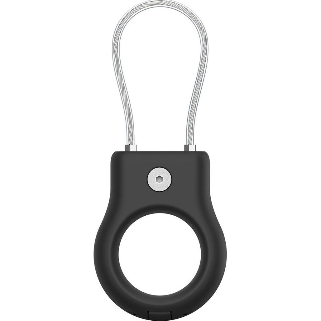 

Чехол для поисковой метки Apple AirTag Keychain with Wire Cable Black