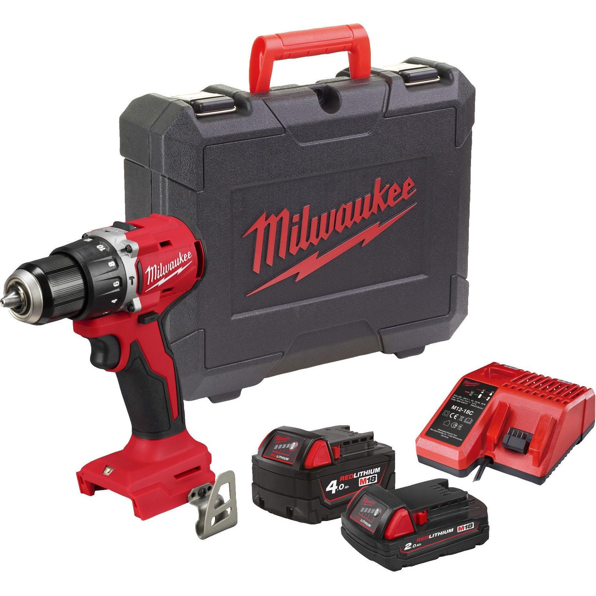 

Дрель-шуруповерт Milwaukee M18 BLPDRC-422С (4933492825)