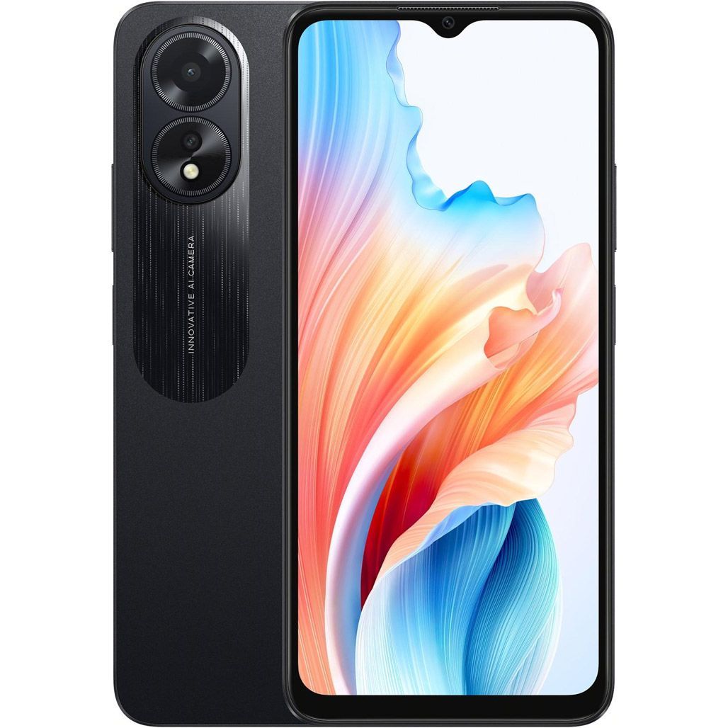 

Смартфон Oppo A18 4/128GB Glowing Black Global EU