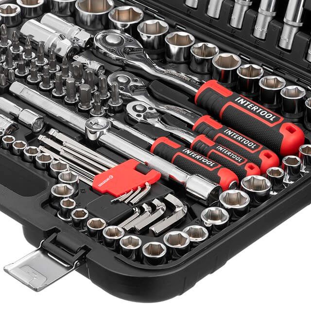 Набор инструментов Intertool ET-8156 [85186] 