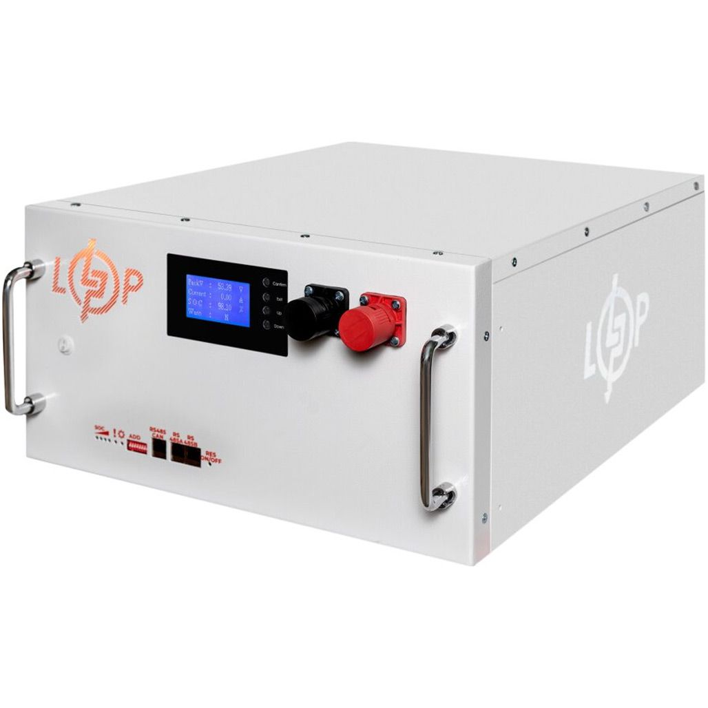 

Акумулятор LogicPower LiFePO4 51.2V (51.2V/230Ah/11776Wh) (37730)