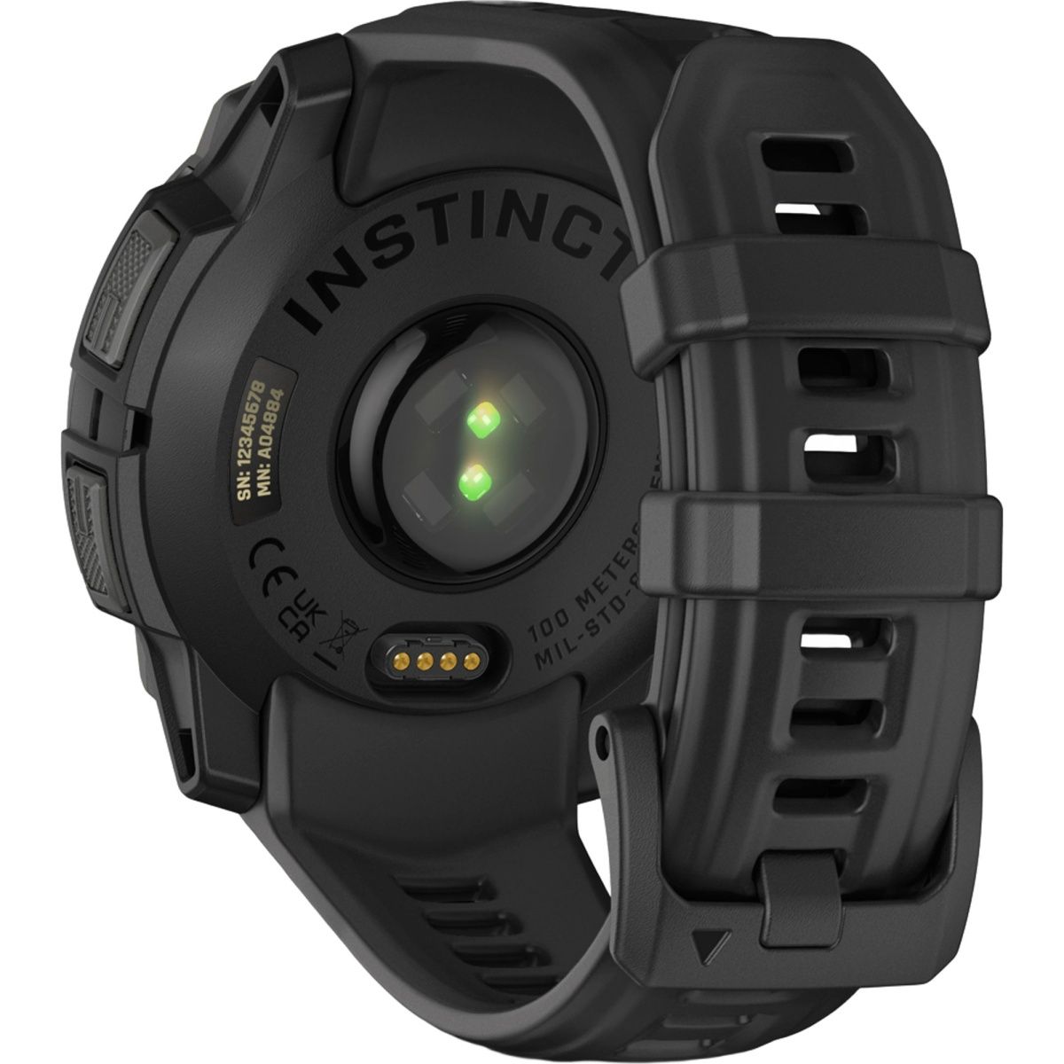 Смарт-годинник Garmin Instinct 3 AMOLED 45mm Black with Black Band (010-02936-00)