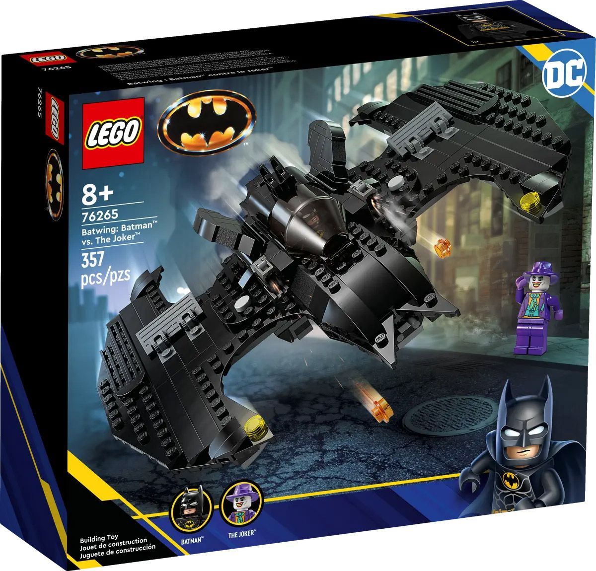 Конструктор LEGO DC Batman Бетмоліт: Бетмен проти Джокера (76265) 