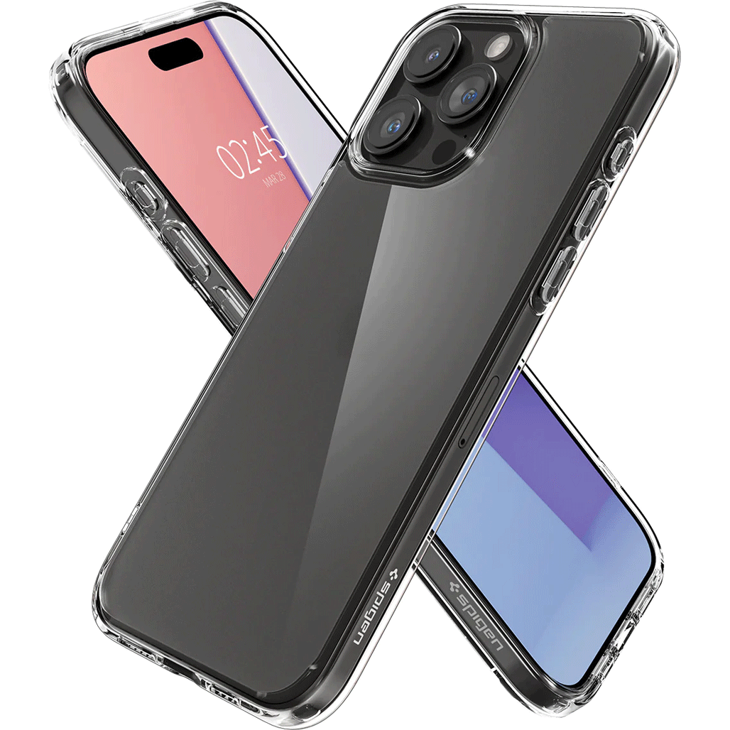 Чохол Spigen Ultra Hybrid Case для Apple iPhone 15 Pro Max Crystal Clear (ACS06565)