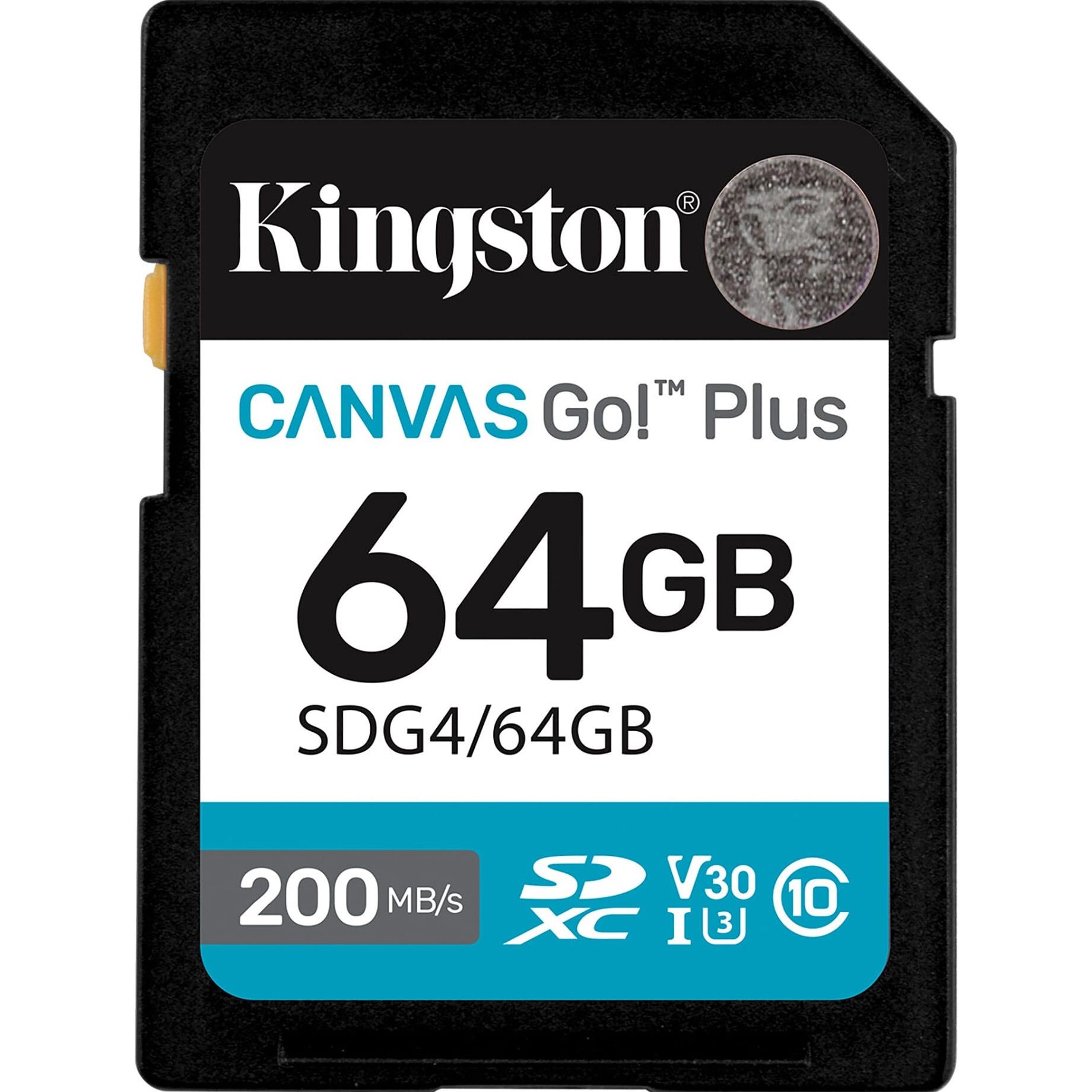 

Карта пам'яті Kingston SDXC Canvas Go! Plus 64GB Class 10 UHS-I U3 V30 (SDG4/64GB)