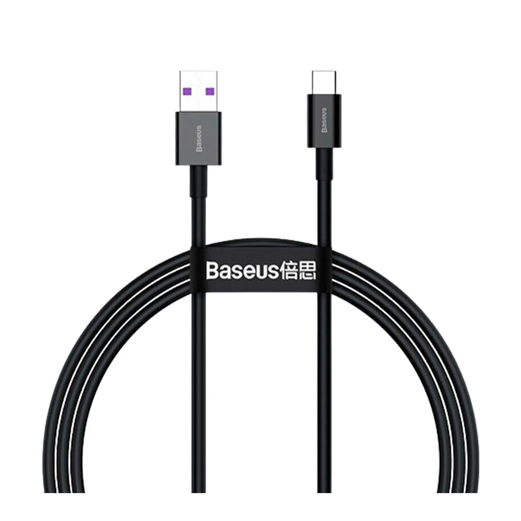 

Кабель Baseus Superior Series Fast Charging USB to USB-C 66W 1m (CATYS-01) Black