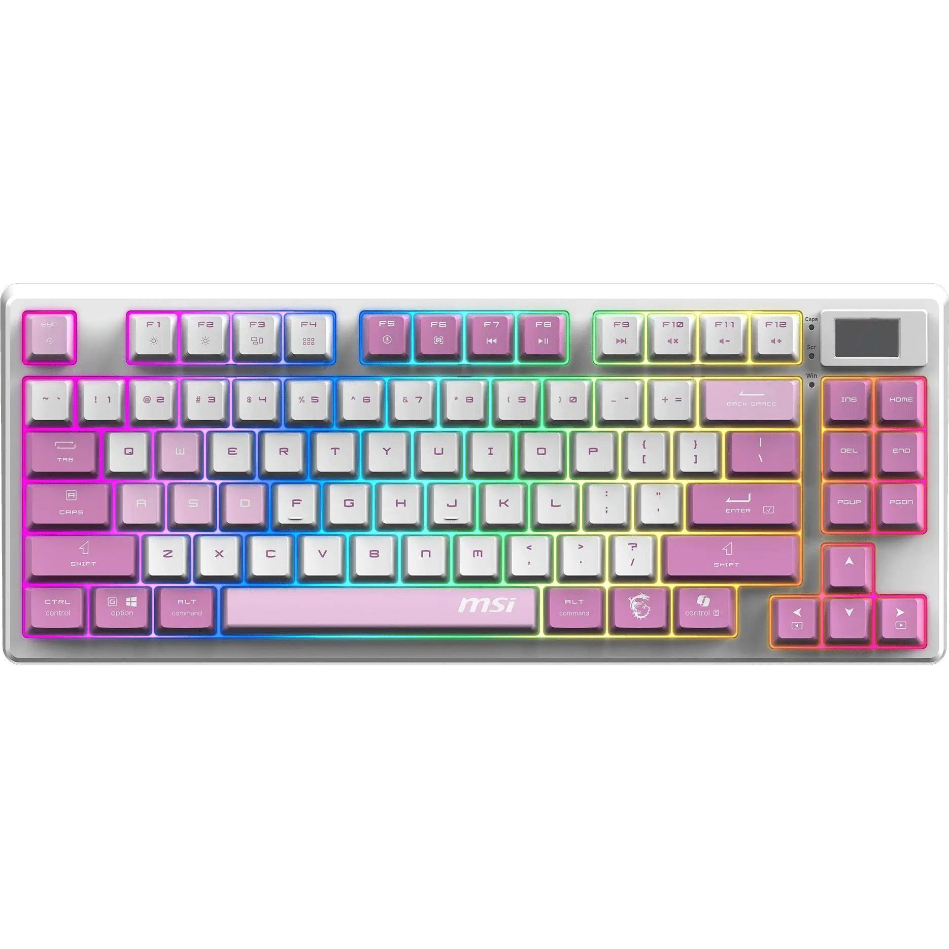 

Клавіатура MSI Forge GK600 TKL Wireless UA Violet (S11-43UAQ01-HH9)