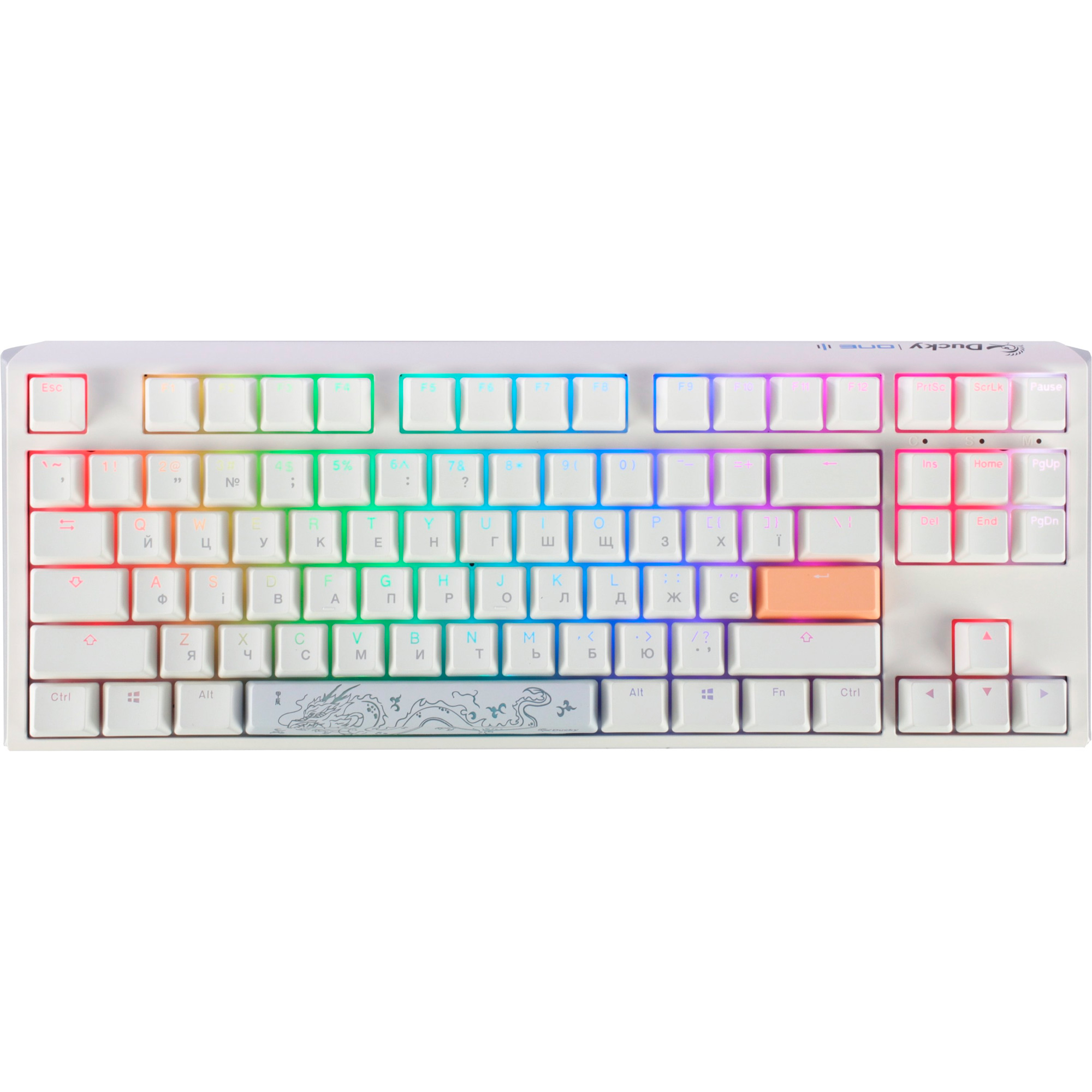 

Клавіатура Ducky One 3 TKL Cherry MX Silent Red RGB White UA (DKON2187ST-SUAPXPWWWSC1)