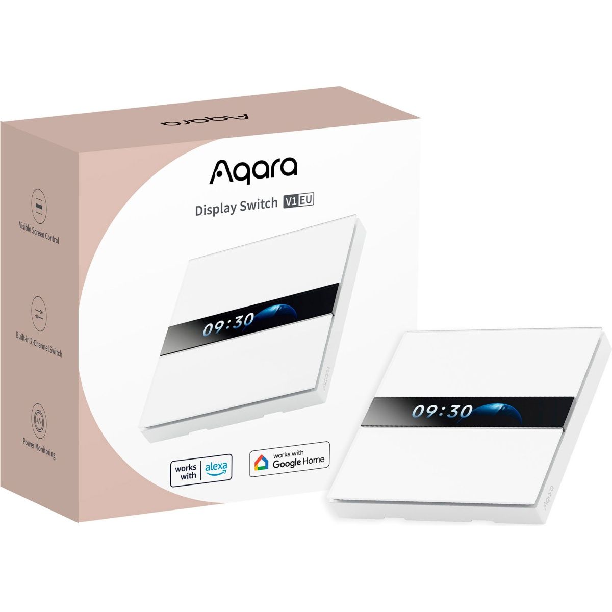 Розумний вимикач Aqara V1 Smart Home Display Switch (WS-K02D)