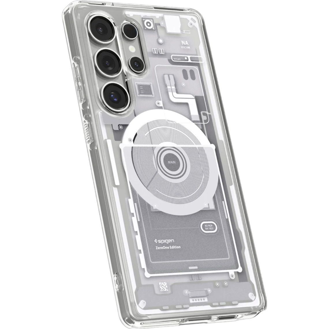 Чохол Spigen Ultra Hybrid MagSafe для Samsung Galaxy S25 Ultra Zero One White (ACS08958) 