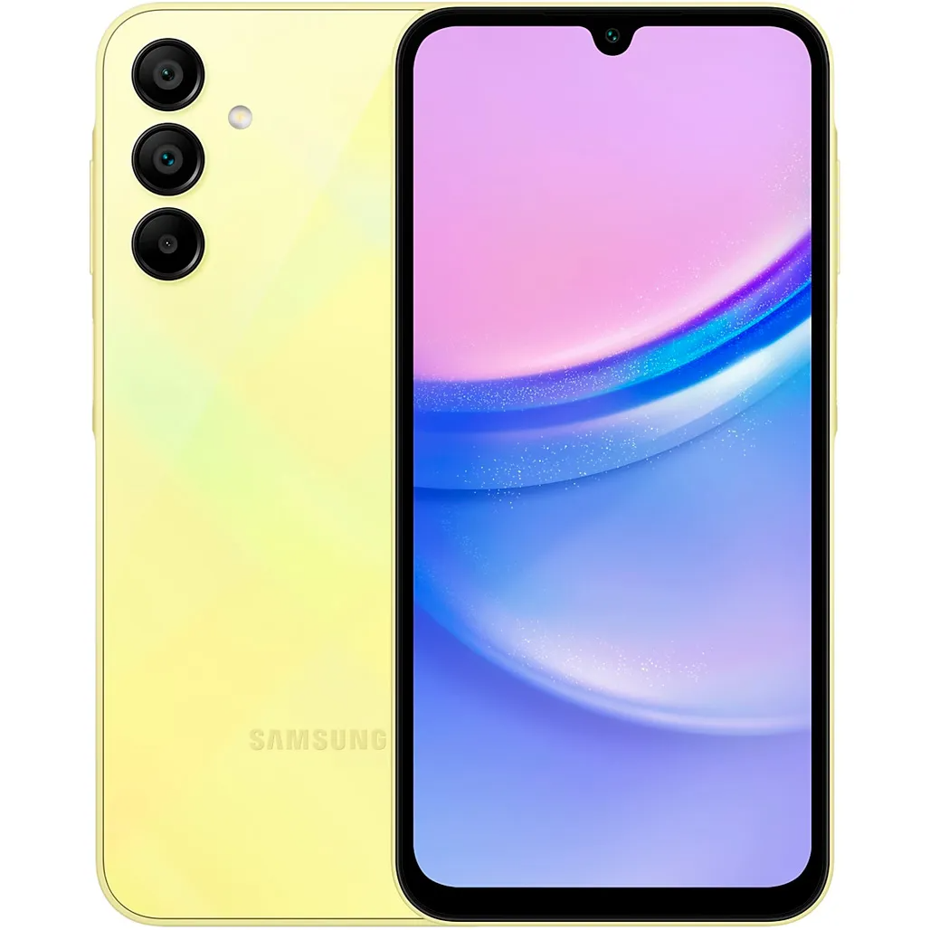 

Смартфон Samsung Galaxy A15 8/256GB Yellow (SM-A155FZYI)