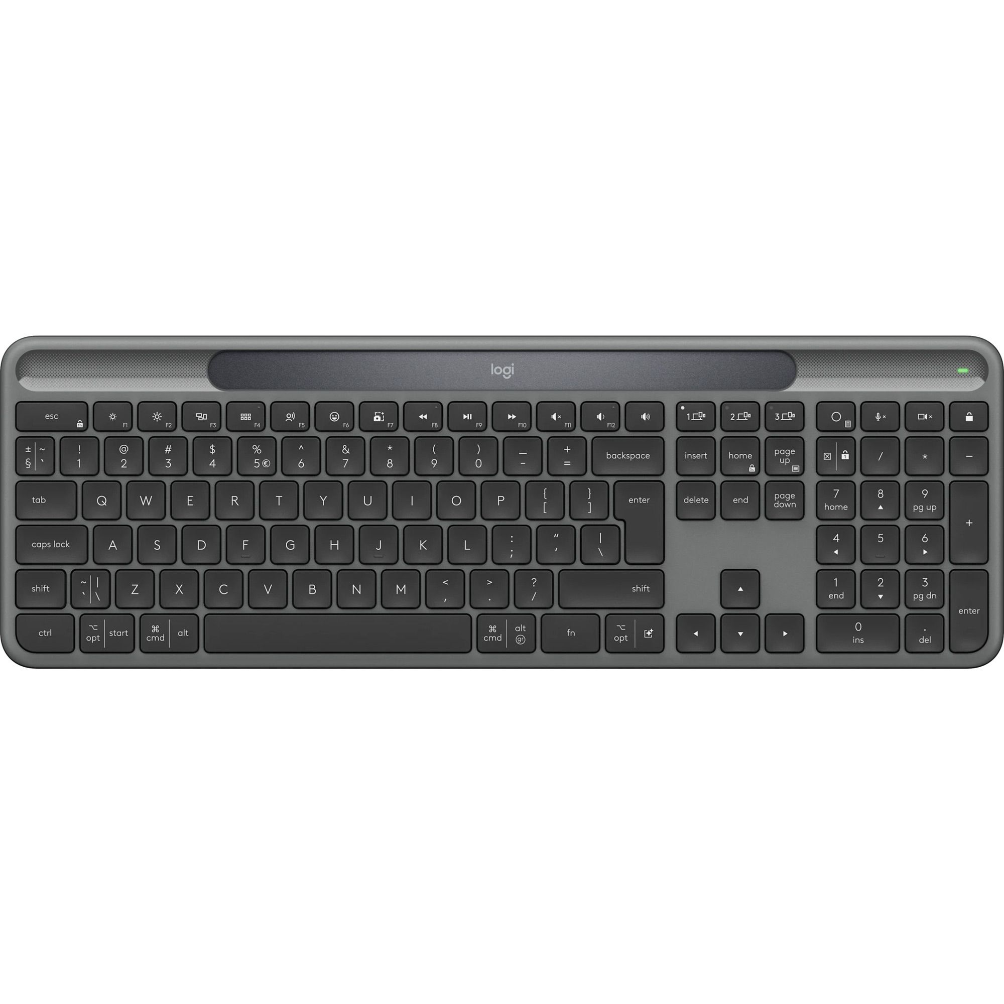 

Клавиатура Logitech Signature Slim Solar+ K980 for Business Graphite (920-013779)