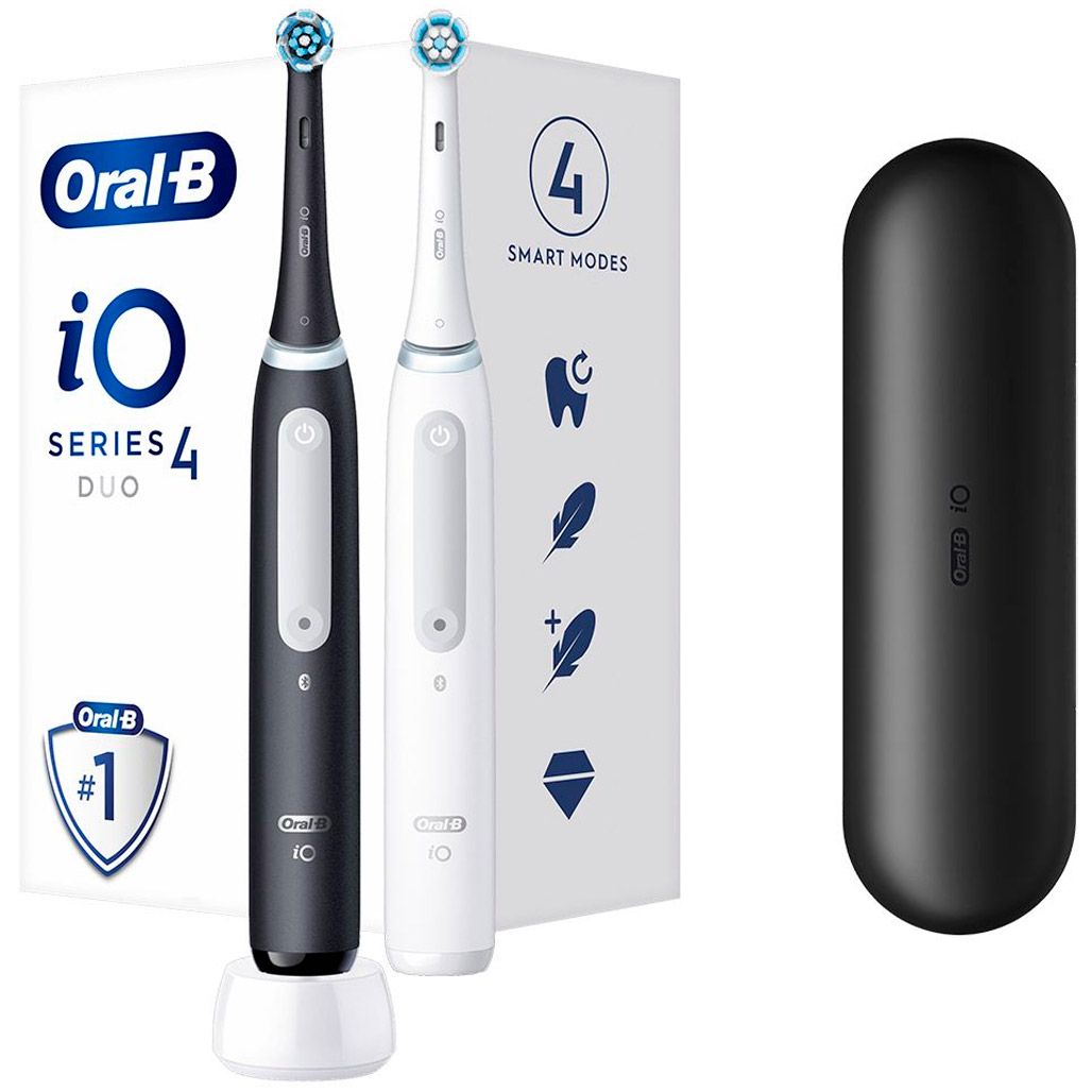 

Електрична зубна щітка Oral-B iO Series 4 Duo Black + White
