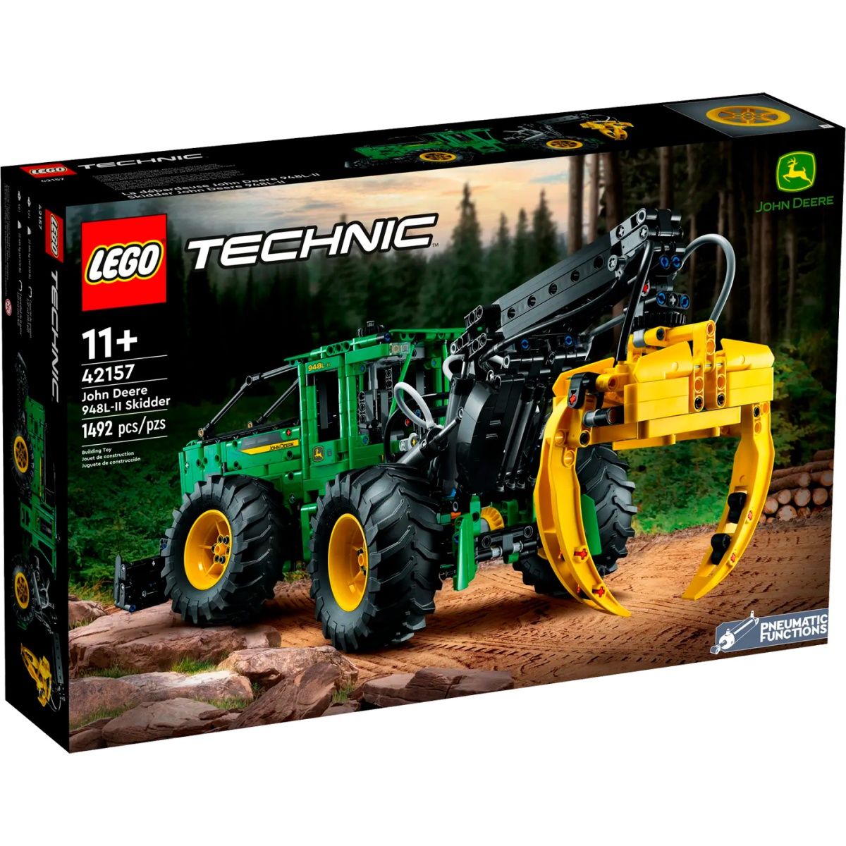 Конструктор LEGO Technic Трелювальний трактор John Deere 948L-II (42157)