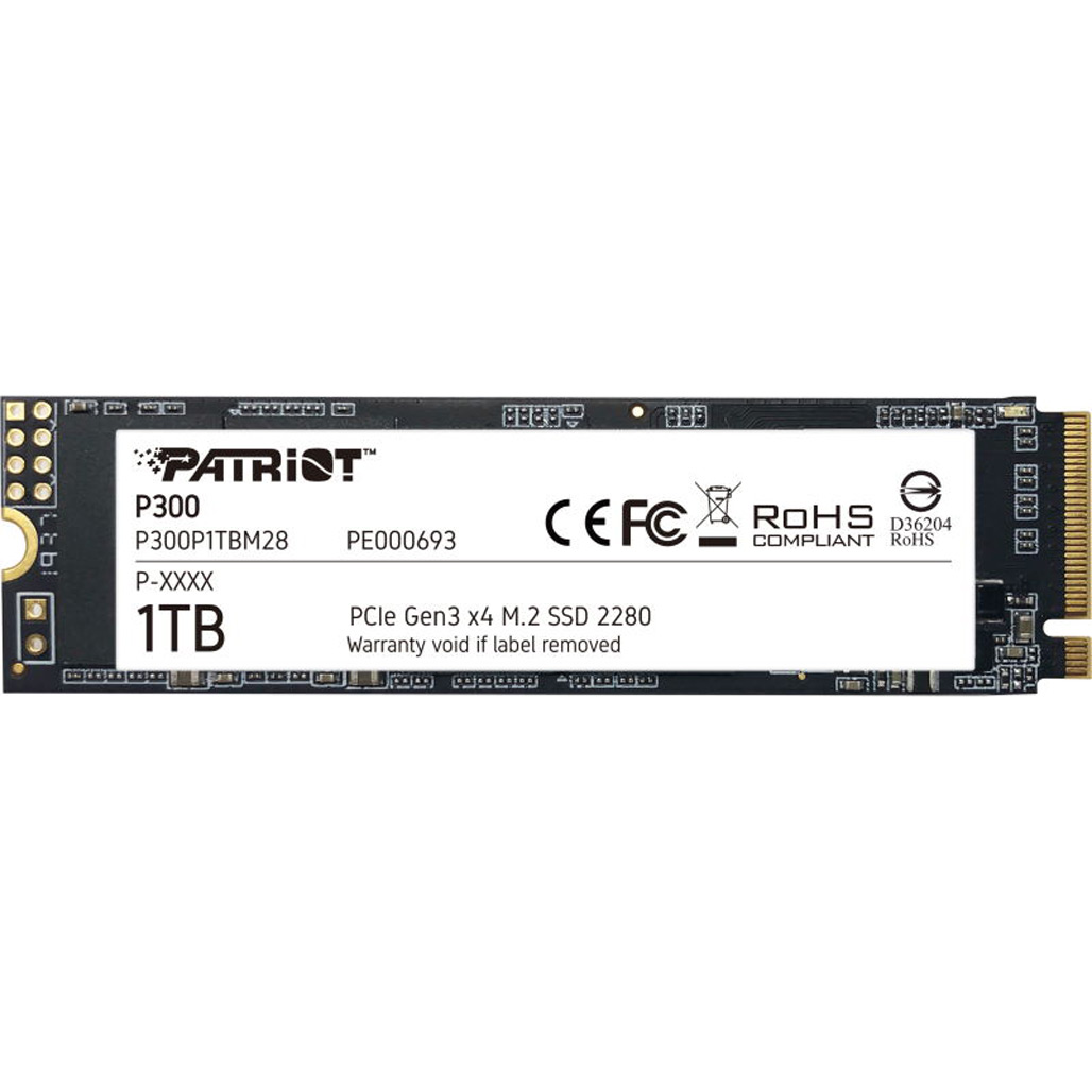 

SSD накопичувач Patriot P300 1TB (P300P1TBM28)