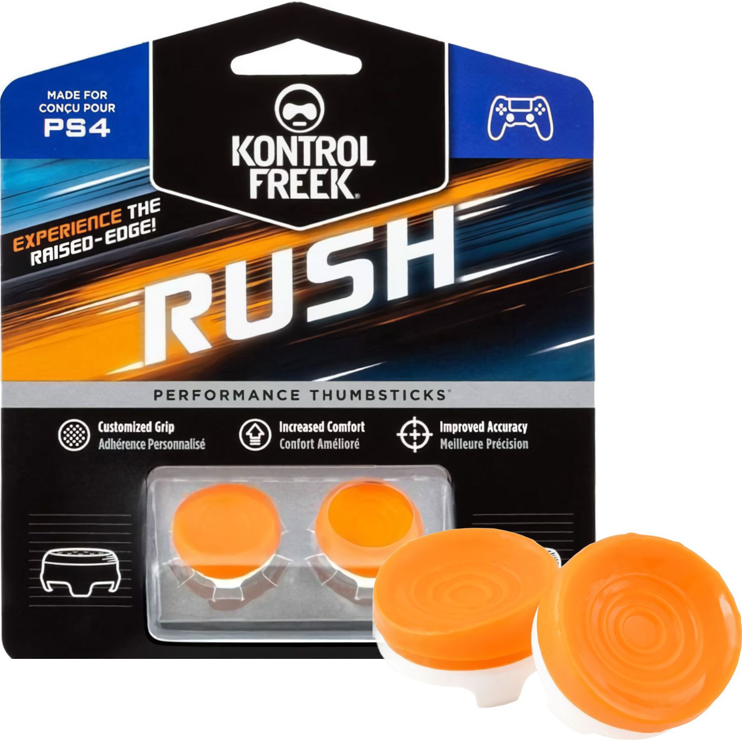 

Накладки на стіки Kontrolfreek Perfomance Thumbsticks: RUSH 2-pack для PS4/PS5 (B07PWFRDN5)