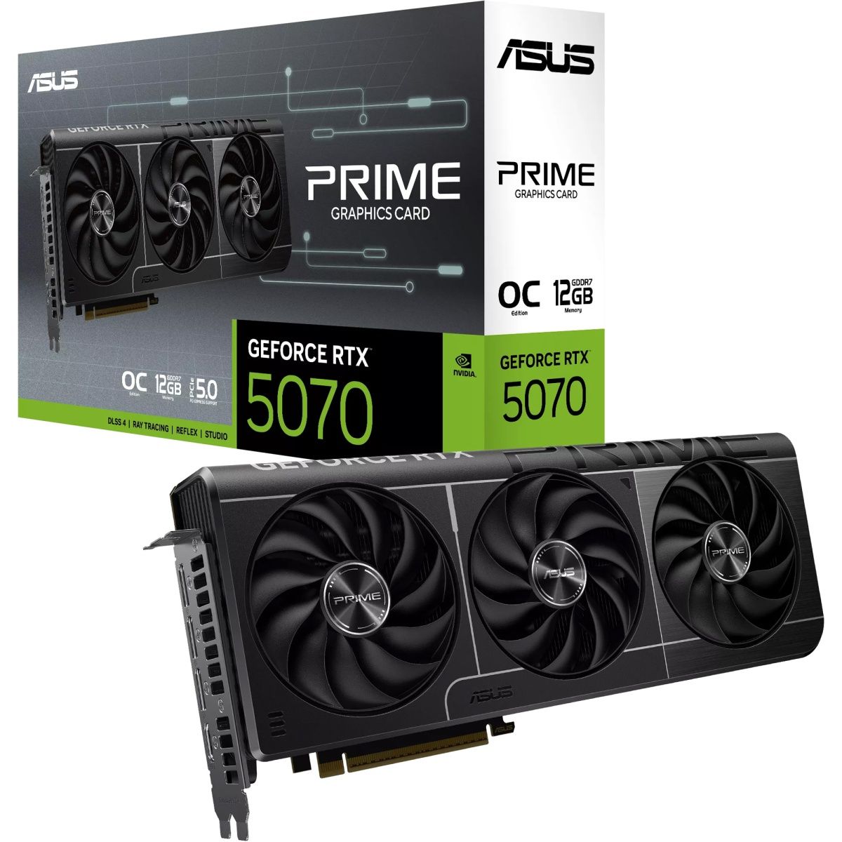

Видеокарта Asus Prime GeForce RTX 5070 12GB OC Edition (PRIME-RTX5070-O12G) UA