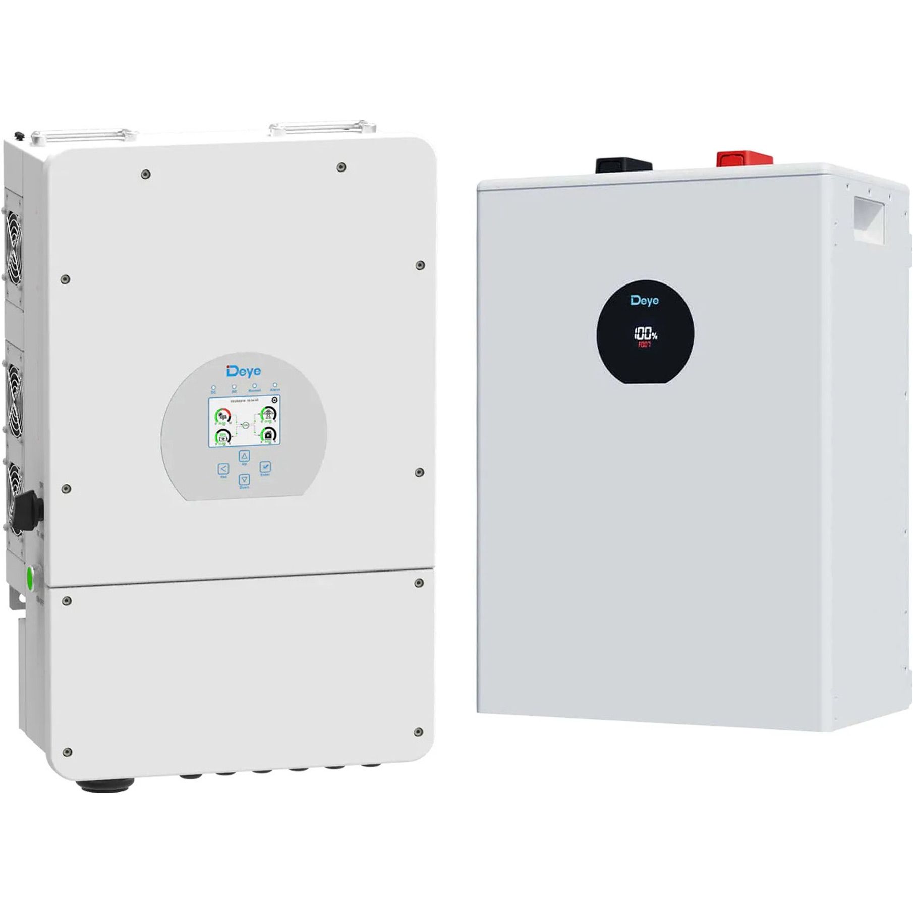 

Система хранения энергии Deye SUN-10K-SG02LP1-EU-AM3 10kW + 1 АКБ SE-F12-C 11.8kWh (51.2V/230Ah/11800Wh)