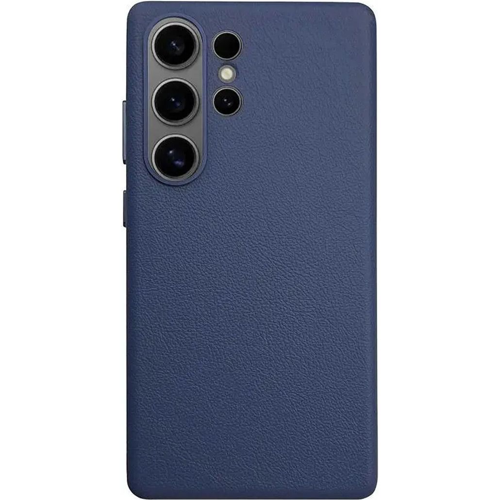 

Чехол Epik Leather Case для Samsung Galaxy S25 Ultra Dark Blue AAA
