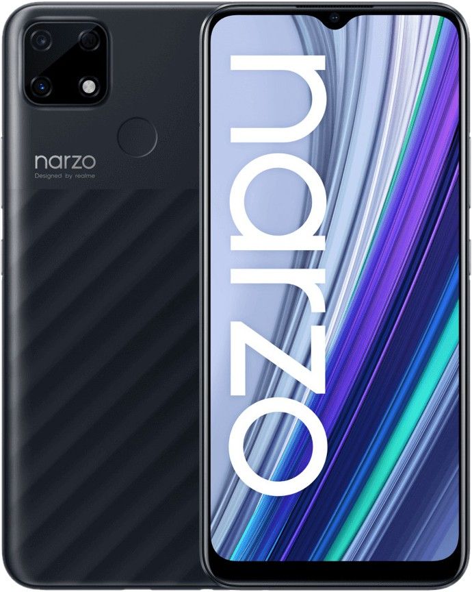 

Смартфон Realme Narzo 30A 4/64GB Laser Black (Международная версия) [58193]