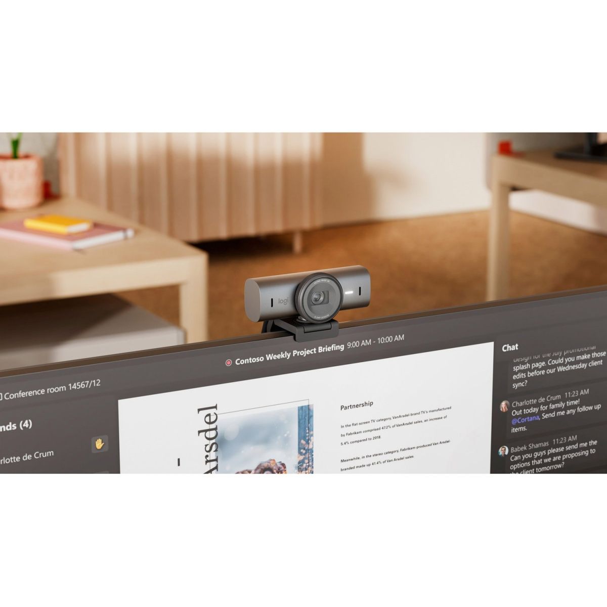 Веб-камера Logitech MX Brio 705 for Business Graphite (960-001530)