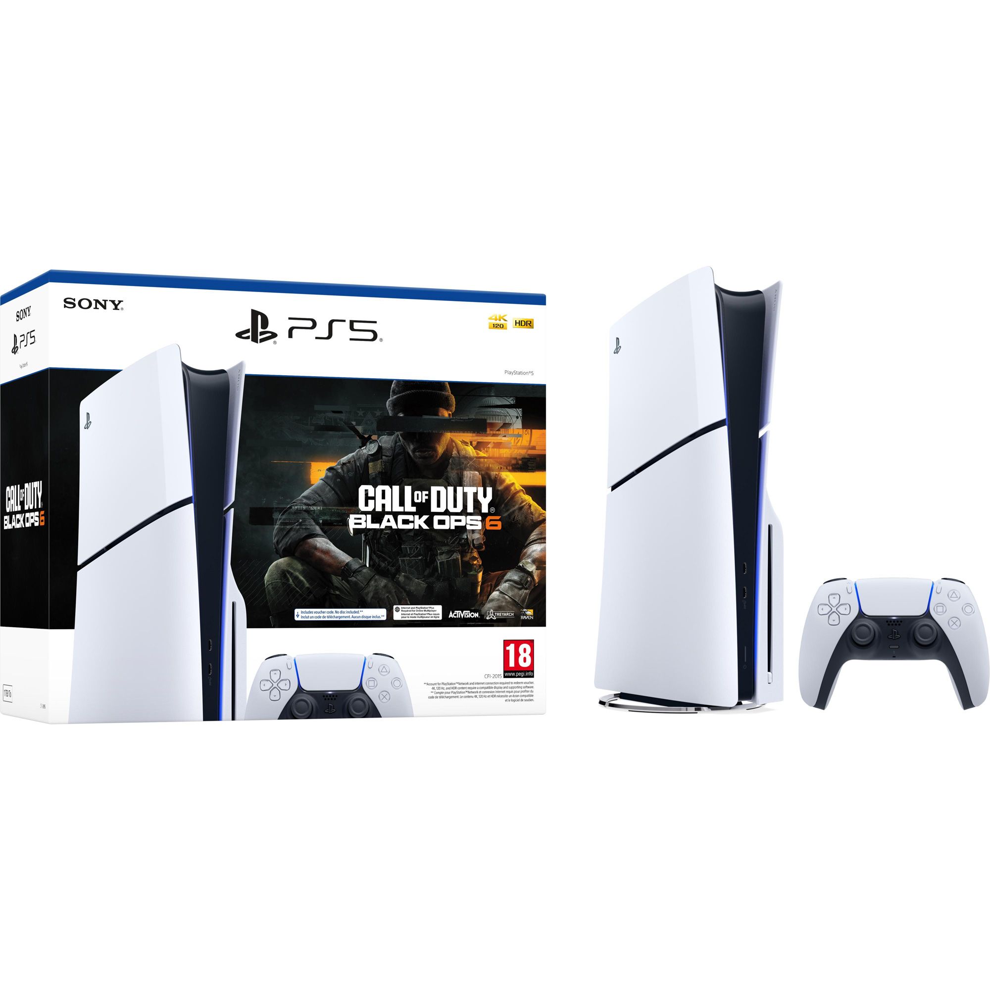 

Игровая консоль Sony PlayStation 5 Slim 1TB + Call of Duty: Black Ops 6 Bundle (1000049595)