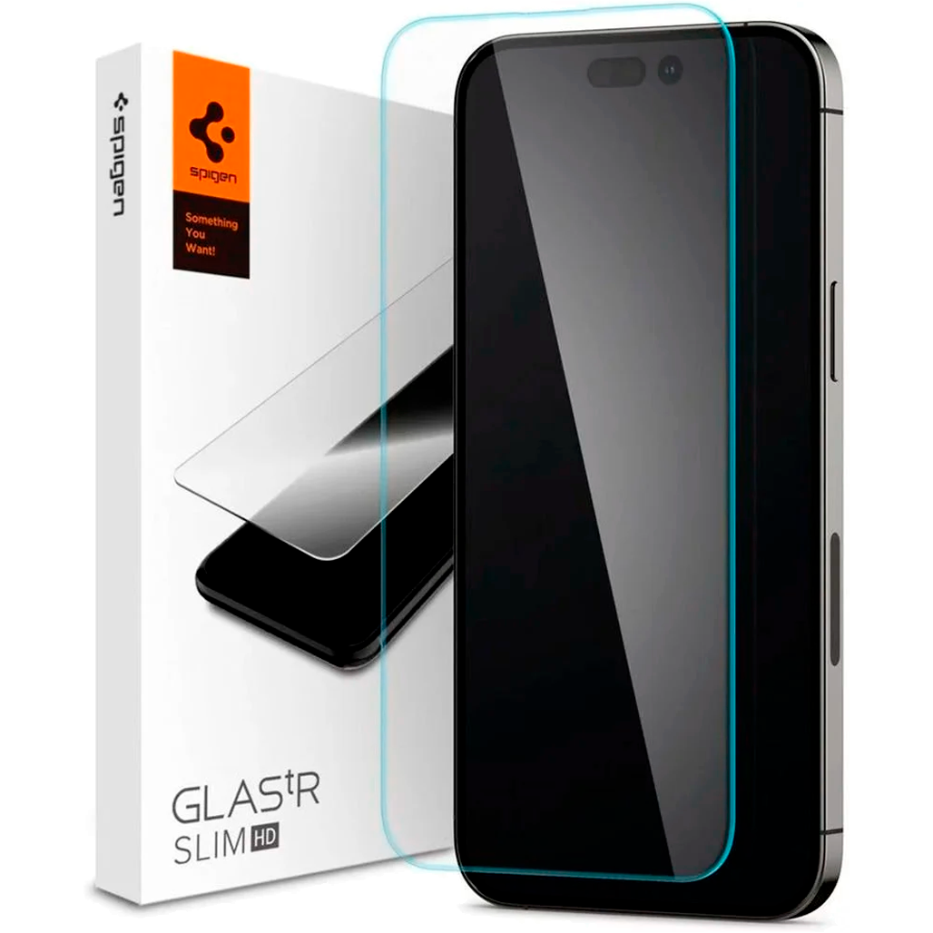 

Захисне скло Spigen ALM GLAS.TR Slim Clear для Apple iPhone 14 Pro (AGL05222)