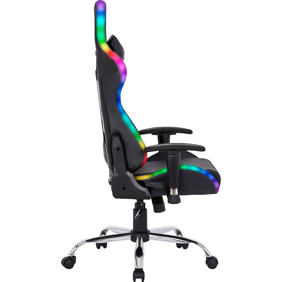 Геймерське крісло Defender Ultimate RGB Black (64355)