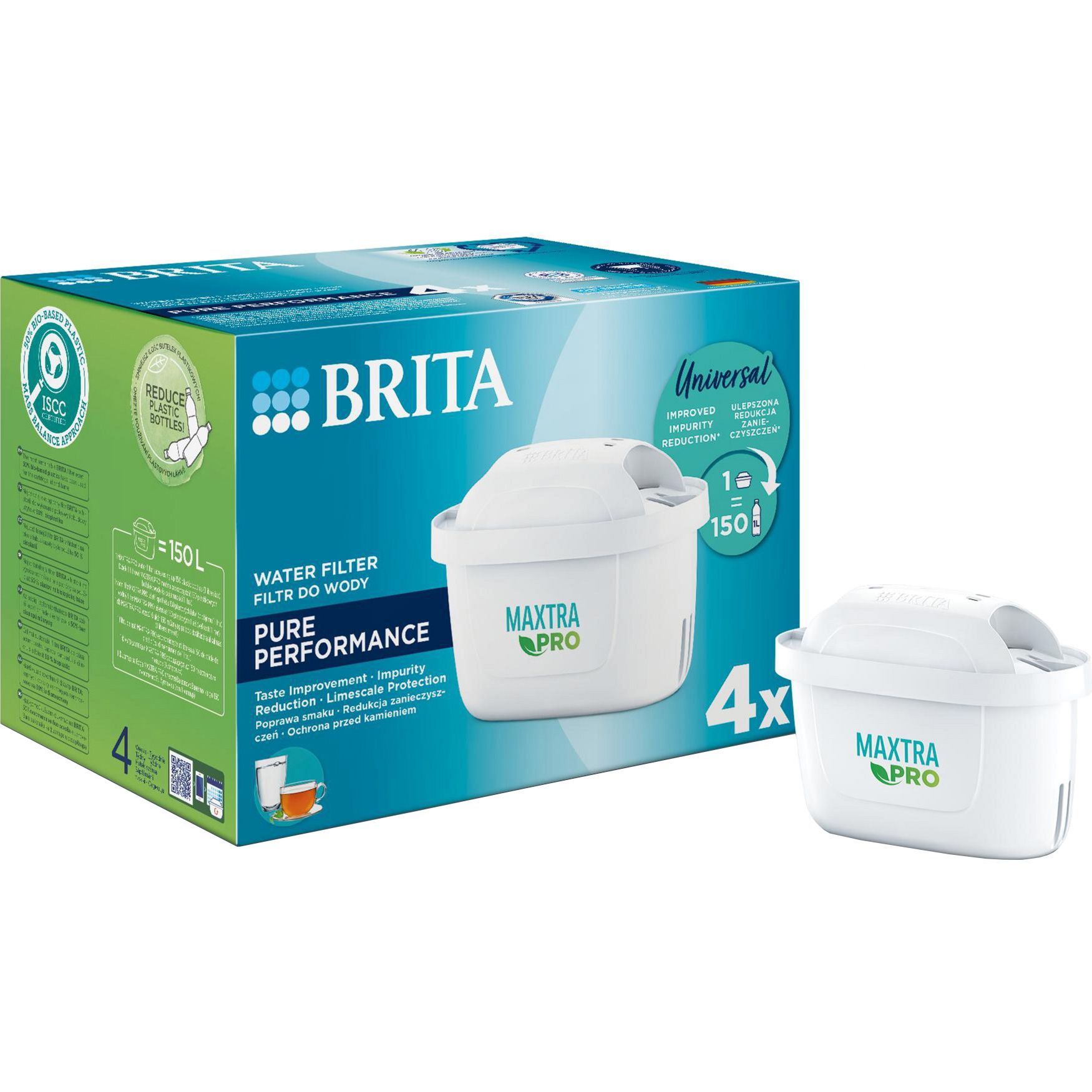 

Змінний фільтр для глечика Brita MXPro 4 шт (1051757)