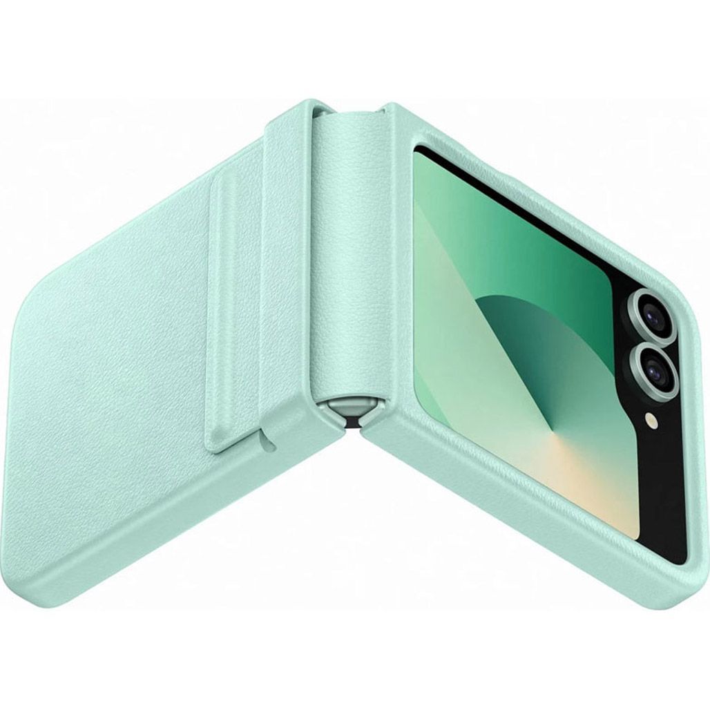 Чохол Epik Leather Case для Samsung Galaxy Flip6 Turquoise AAA 