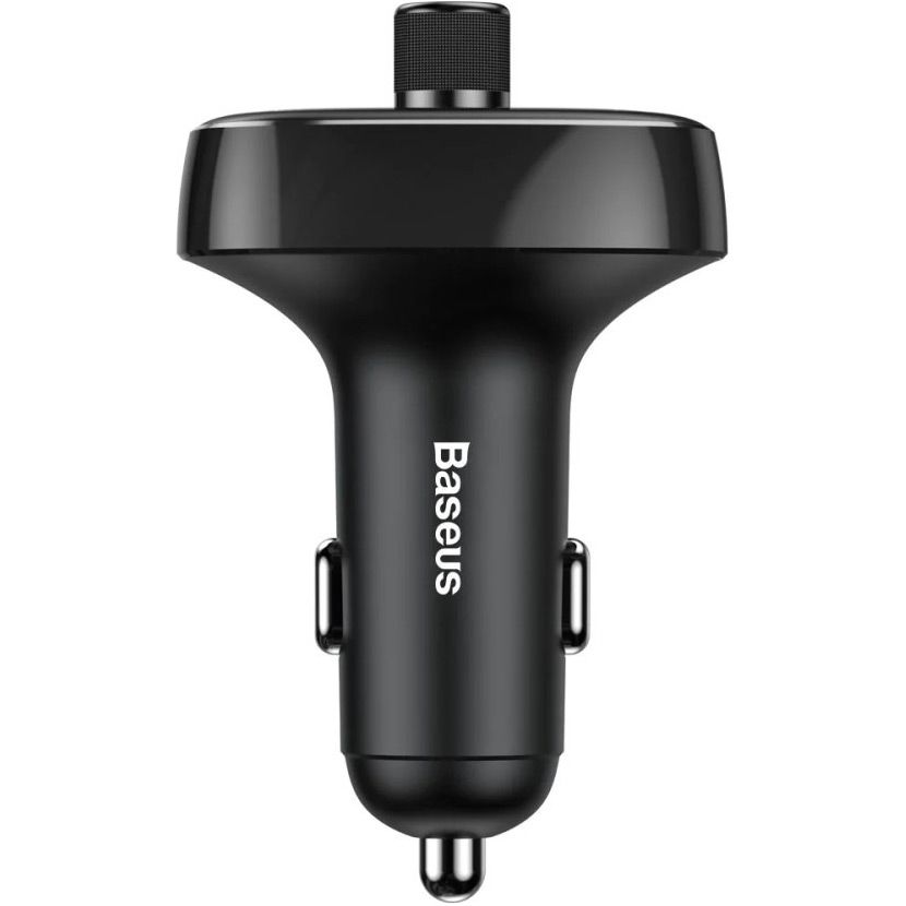 FM-трансмітер Baseus FM Launcher S-09 2.4A 2хUSB-A Black (CCMT000301)