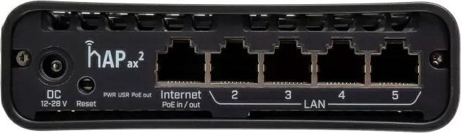 Беспроводной маршрутизатор Mikrotik hAP ax2 (C52iG-5HaxD2HaxD-TC) [83524] 