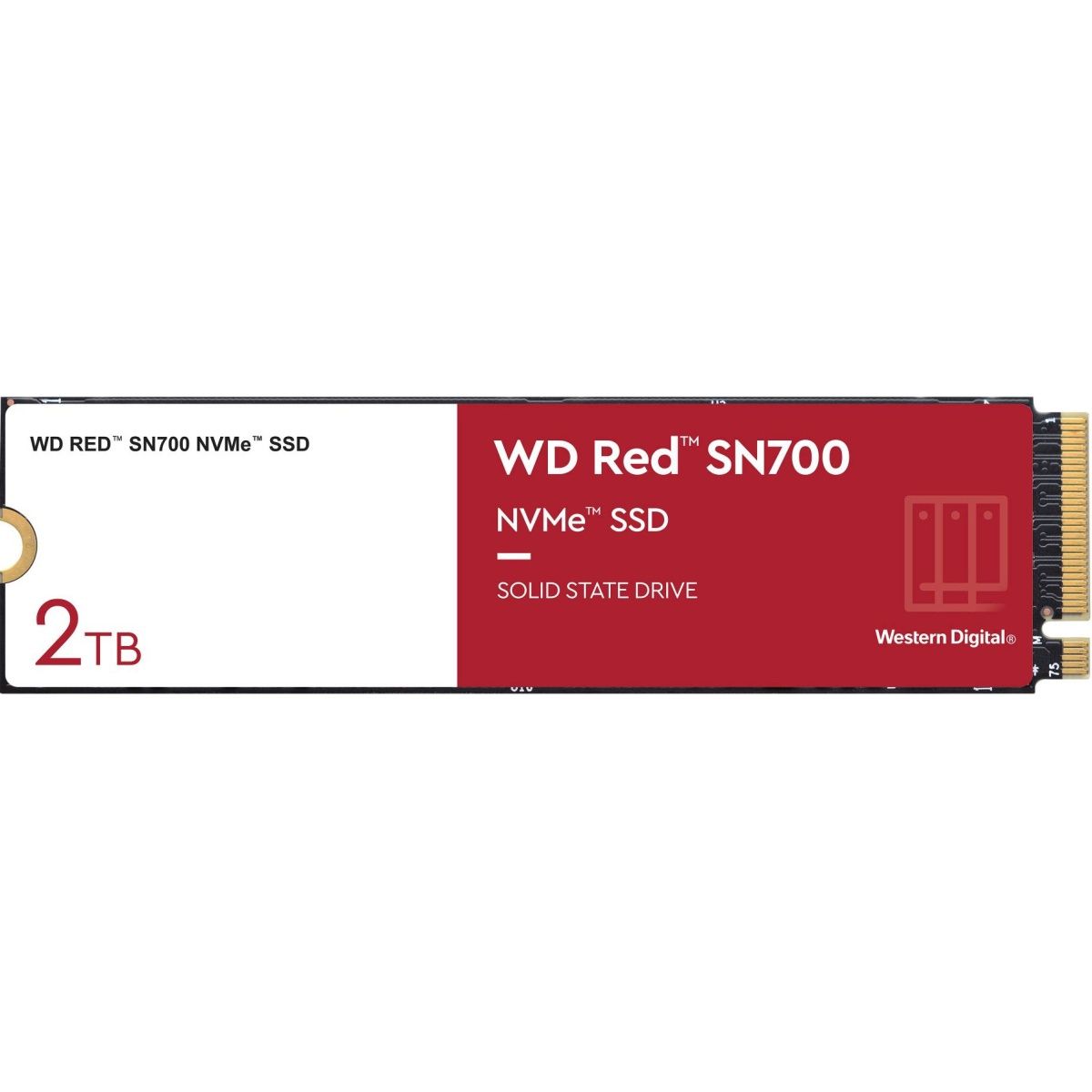 

SSD накопитель WD Red SN700 2TB (WDS200T1R0C)