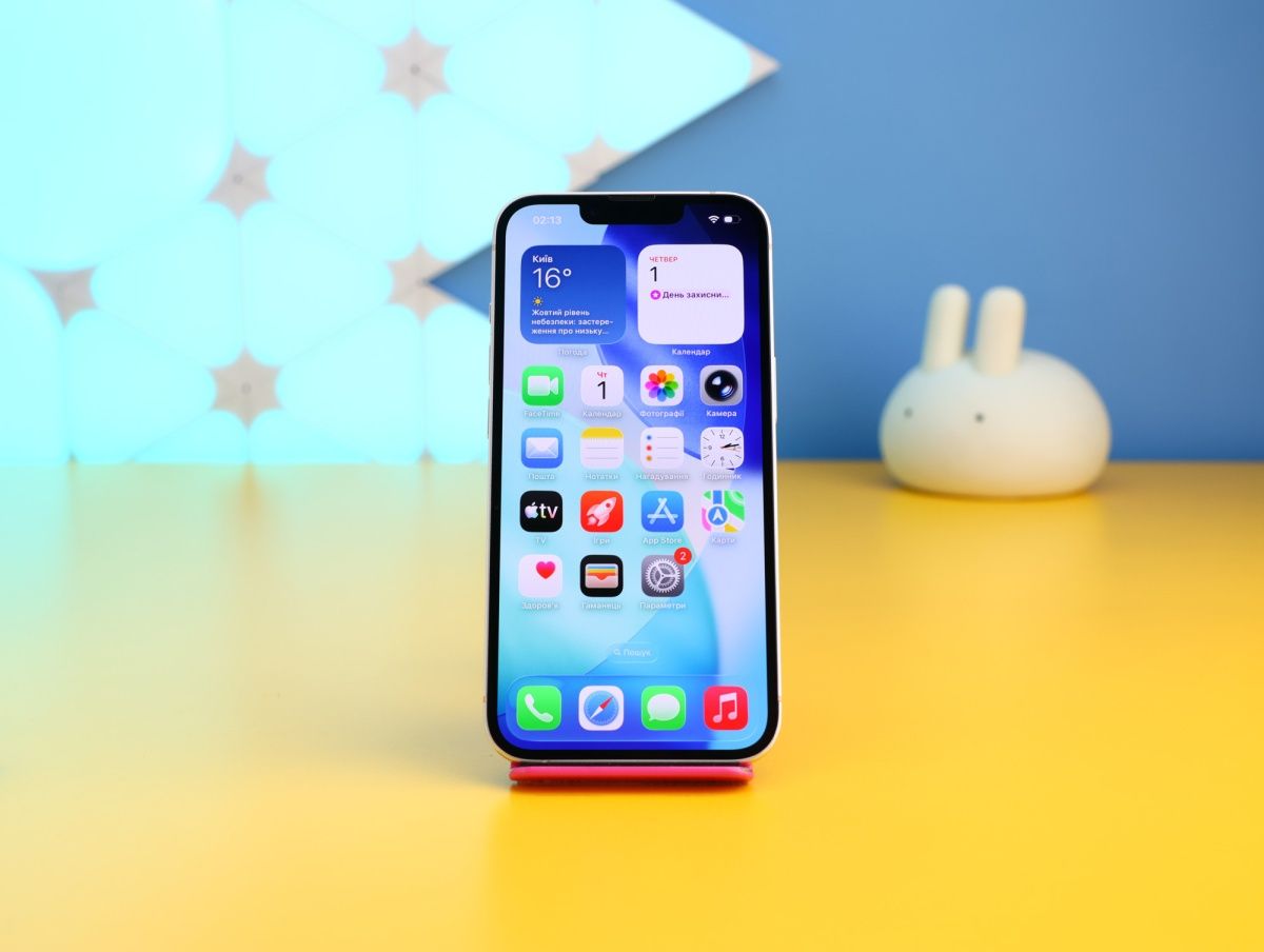 Смартфон Apple iPhone 14 128GB eSIM Starlight (MPUN3) Б/У фото 2