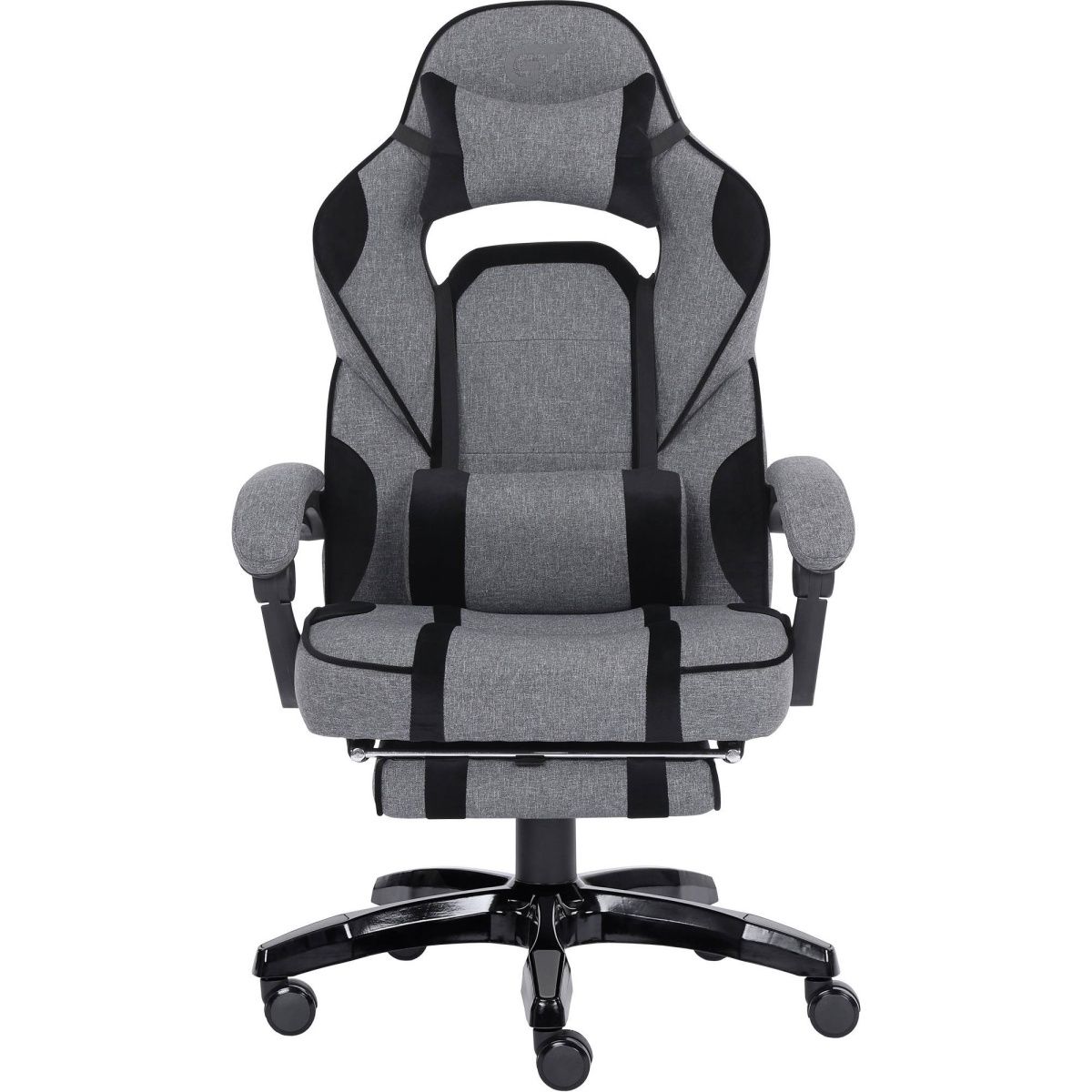 

Геймерское кресло GT Racer X-2749-1 Fabric Gray\Black Suede