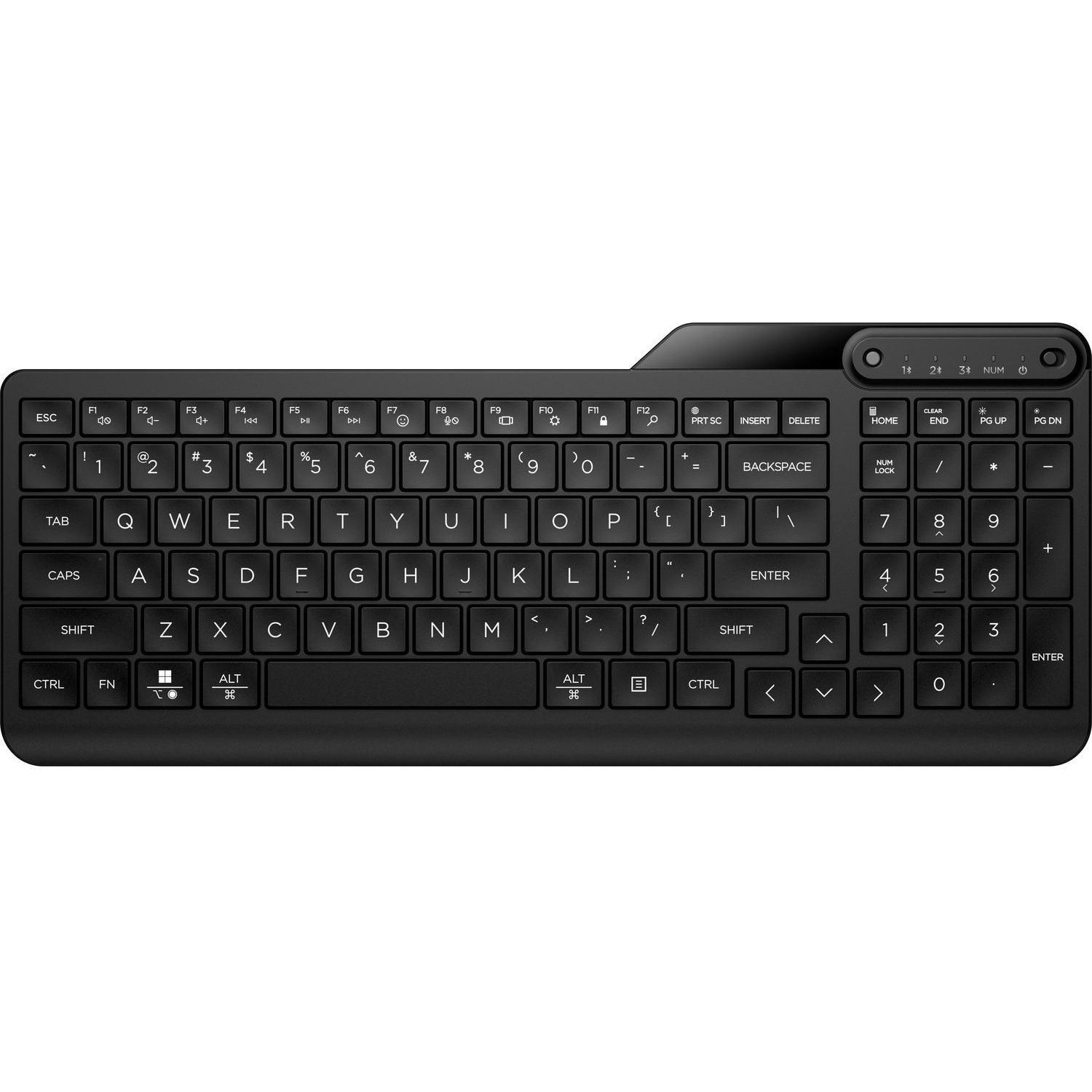 

Клавіатура HP 460 Multi-Device Bluetooth UA Black (7N7B8AA)