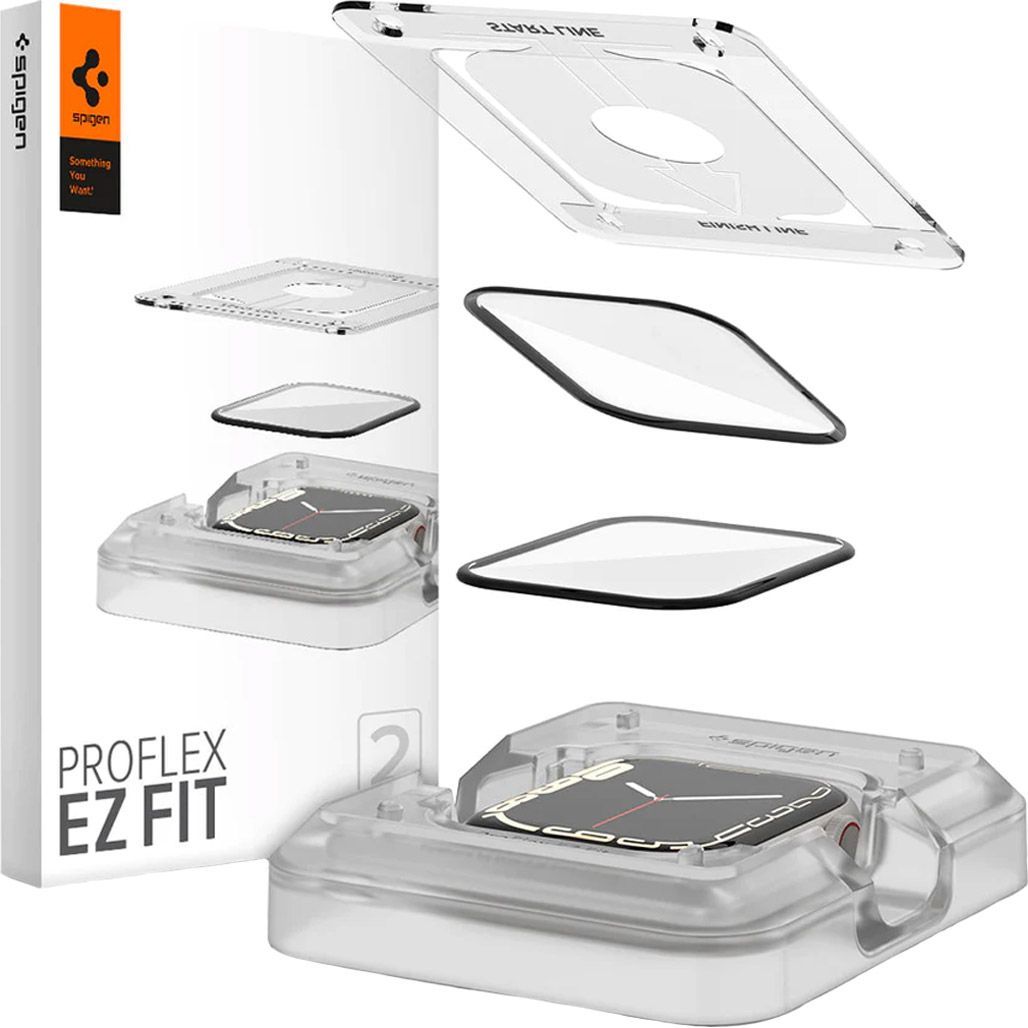 

Захисне скло Spigen ProFlex EZ Fit для Apple Watch 45mm (AFL04051)