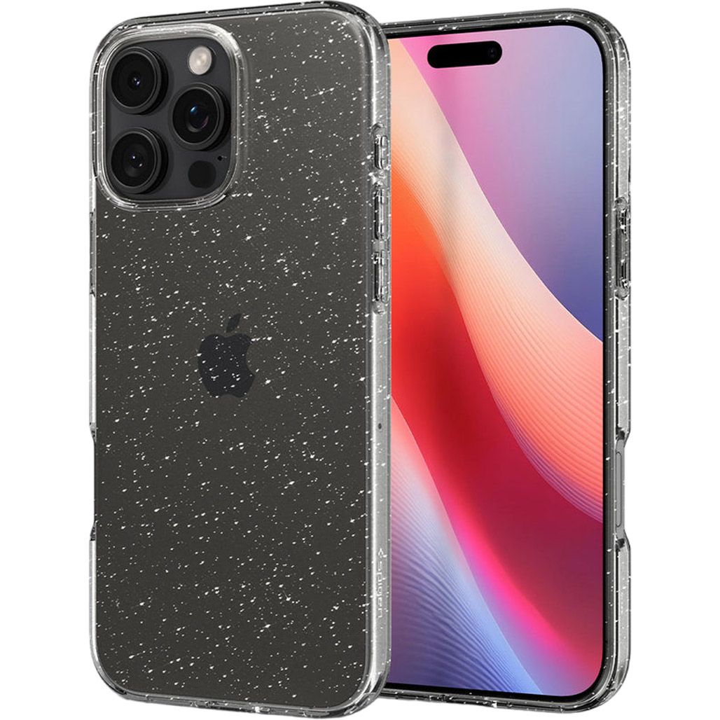 Чохол Spigen Liquid Crystal Glitter для Apple iPhone 16 Pro Max Crystal Quartz (ACS07985)