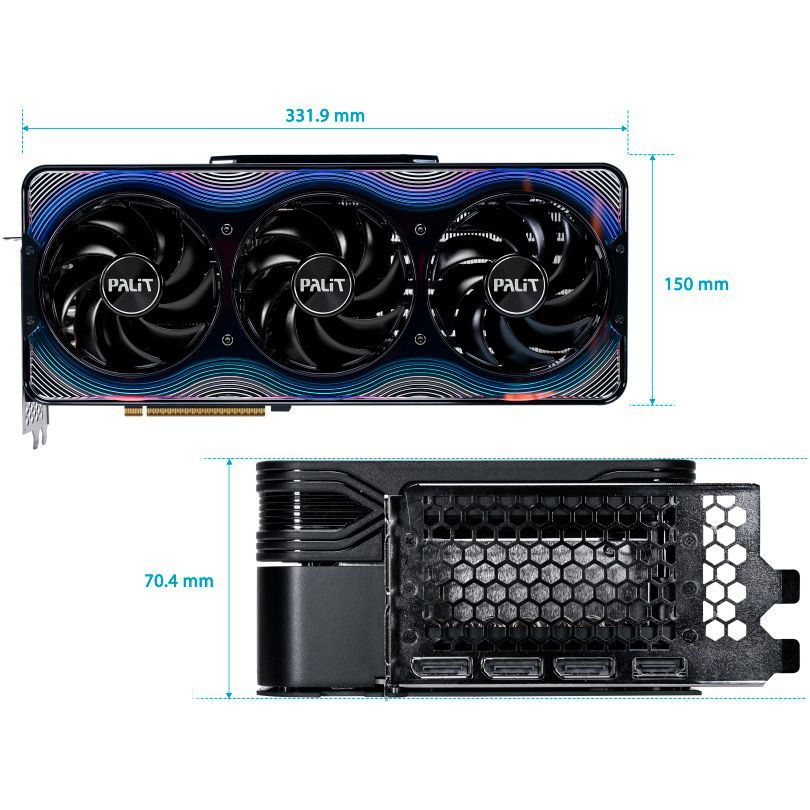 Відеокарта Palit GeForce RTX 5080 GameRock 16GB (NE75080019T2-GB2030G) EU 