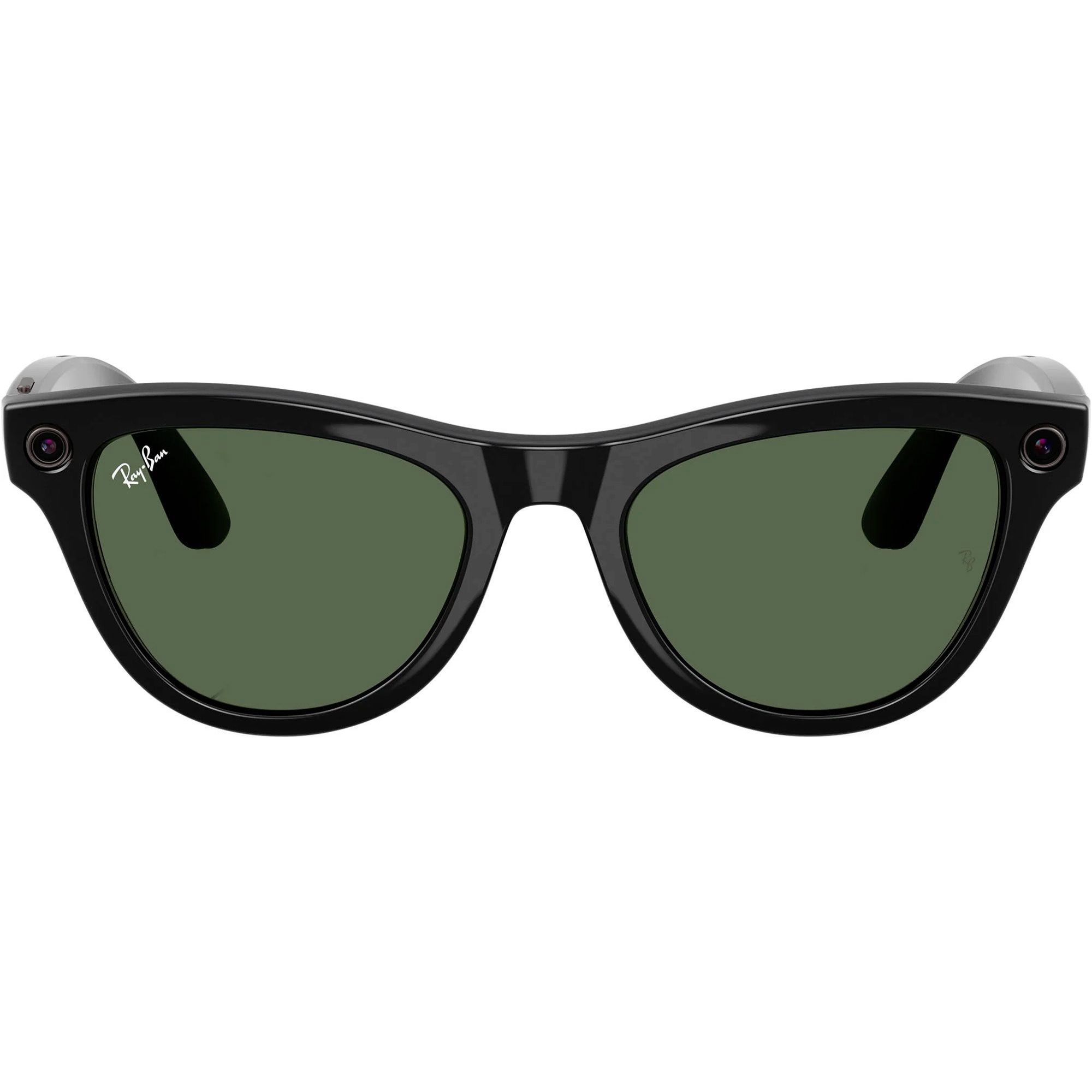 

Смарт-очки Ray-Ban Meta Skyler Gen 2 Standard Shiny Black Frame / G-15 Green Lenses (RW4014 601/71 52-20)