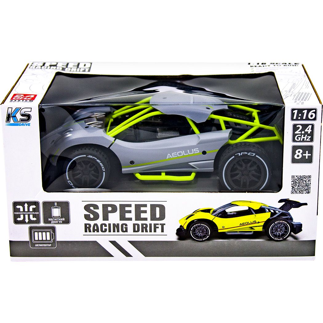 Машинка на радіокеруванні Sulong Toys 1:16 Speed Racing Drift Aeolus Grey (SL-284RHG)