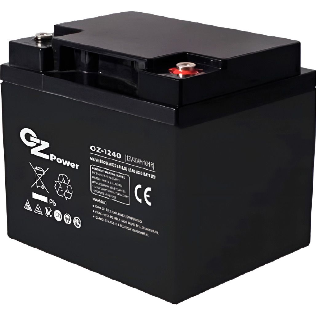 

Акумулятор OZ Power AGM 12V (12V/40Ah/480Wh) (OZ12V040)